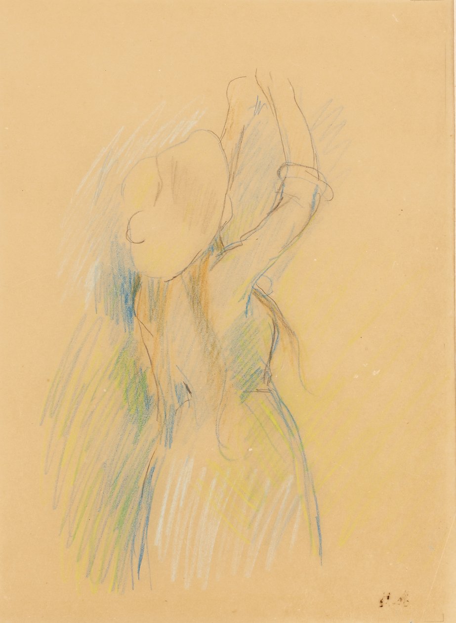 "Kiraz Ağacı" Çalışması, 1891 by Berthe Morisot