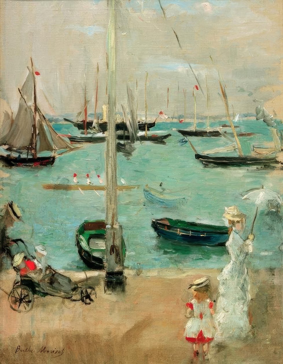 Batı Cowes, Wight Adası by Berthe Morisot
