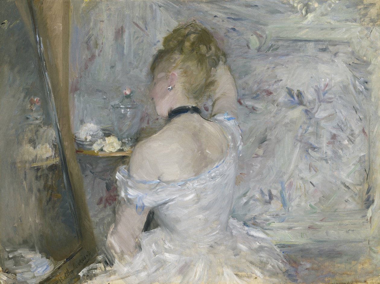 Kadının Tuvaleti by Berthe Morisot