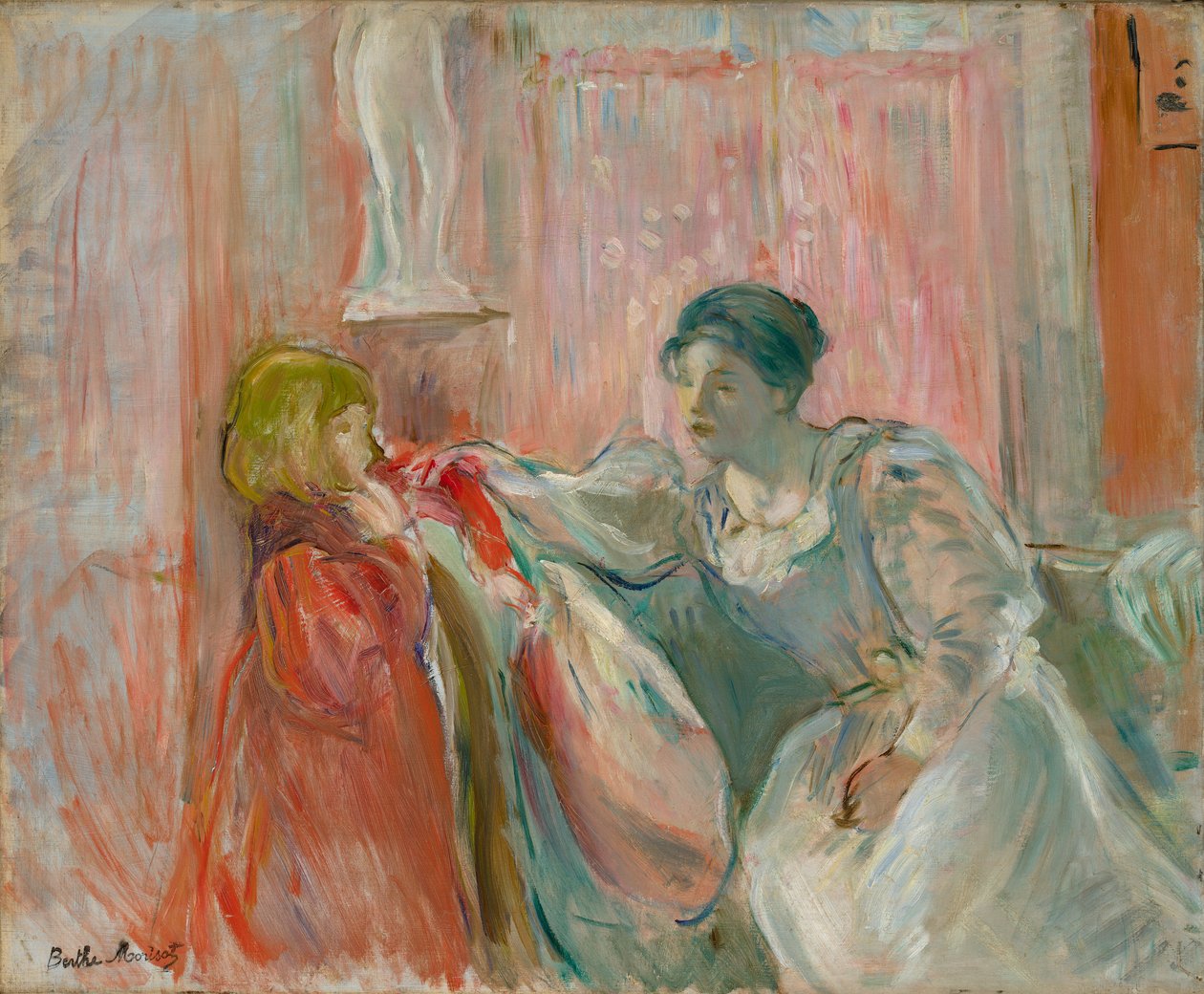 genç kadın ve çocuk by Berthe Morisot