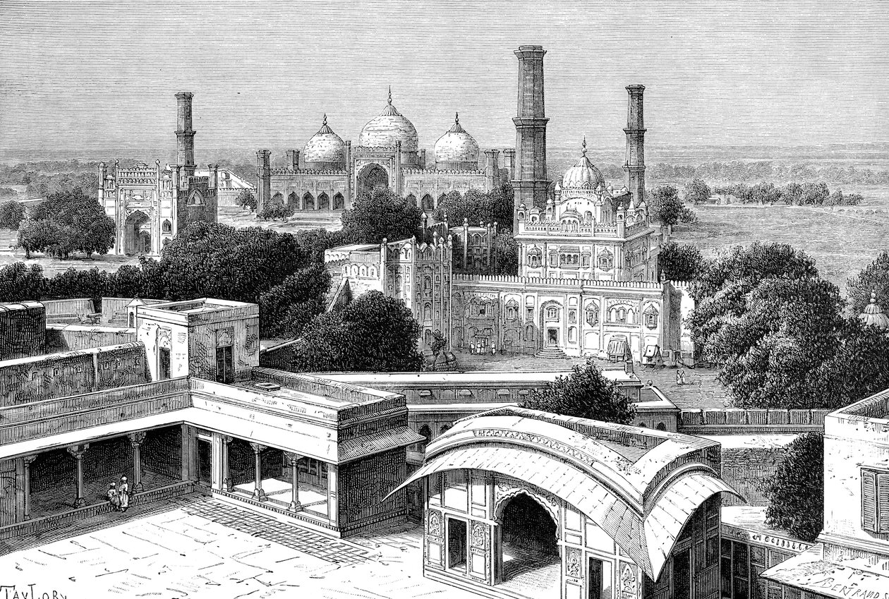 Lahor, Pakistan, 1895. by Auguste Bertrand