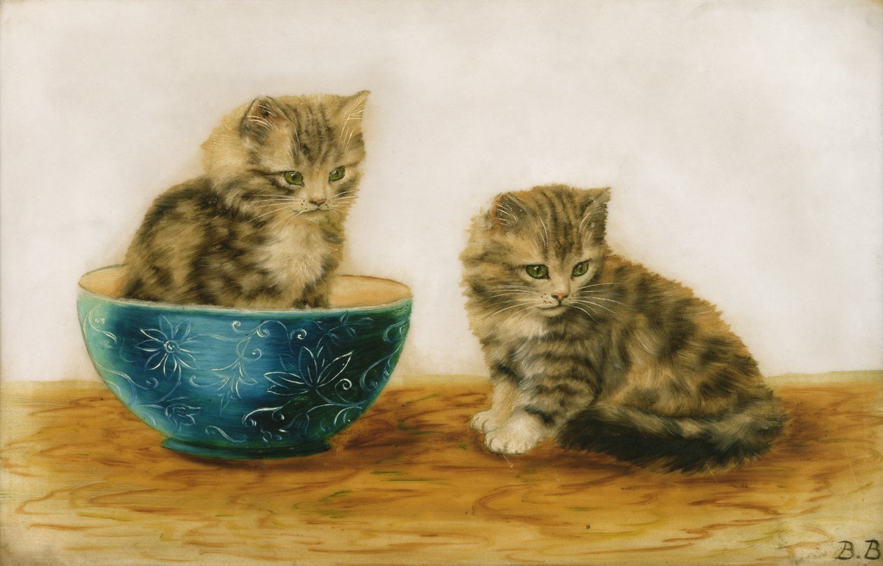 Felines at Play by Bessie Bamber
