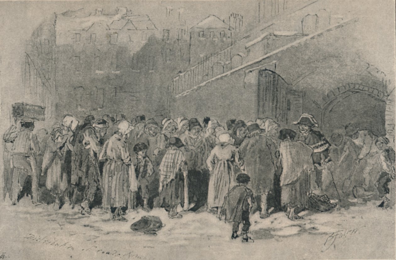 Kömürlerin Dağılımı, 19. yüzyılın ortaları. by Birket Foster