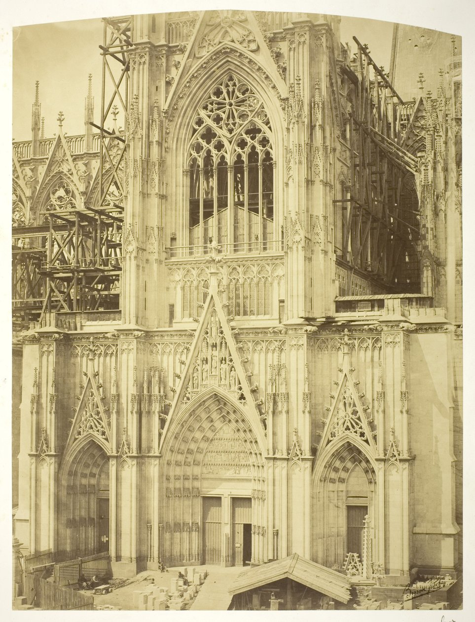 Köln Katedrali, Güney Transept by Bisson Freres Studio