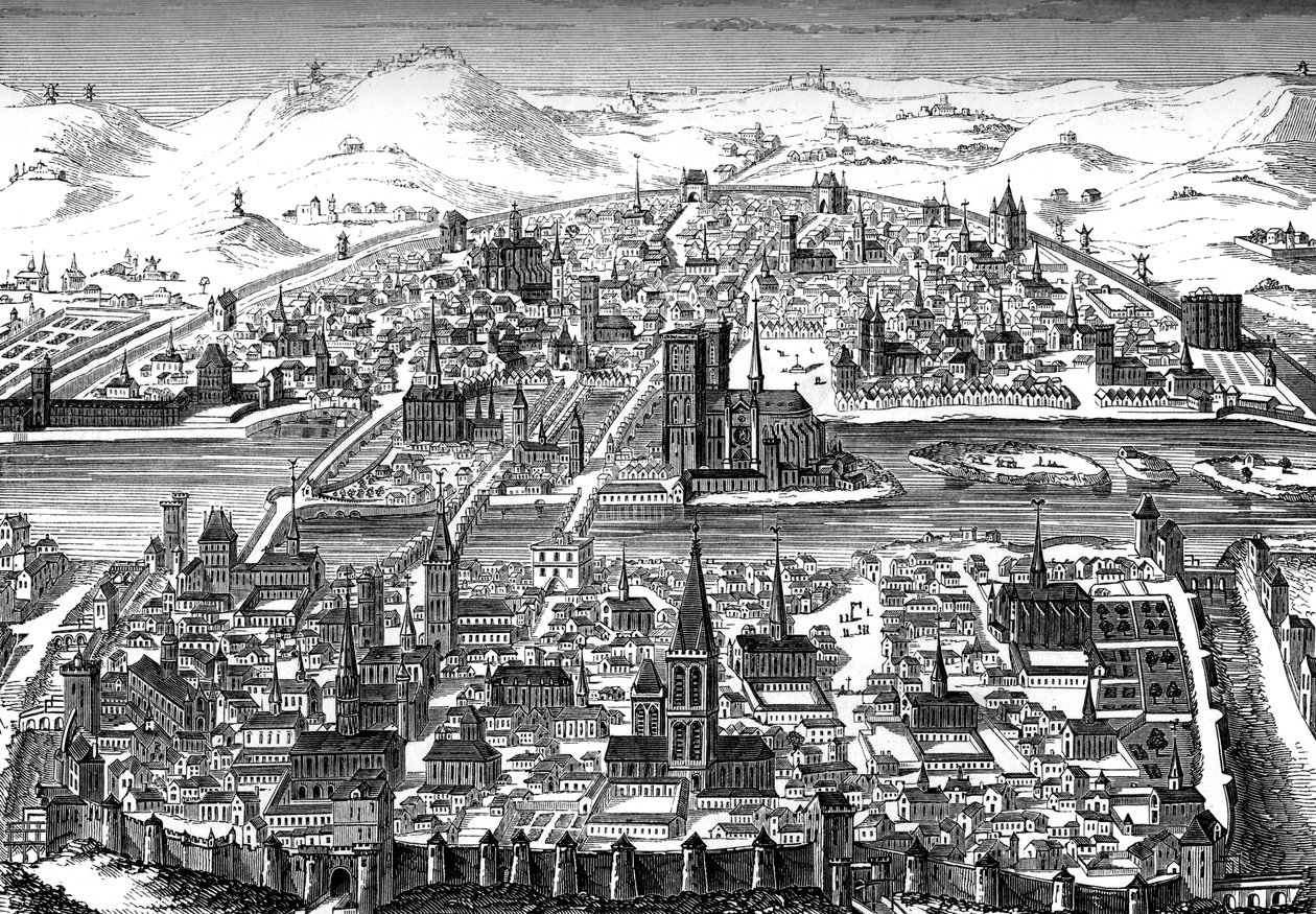 Paris, Fransa, 1607. by Bisson and Cottard