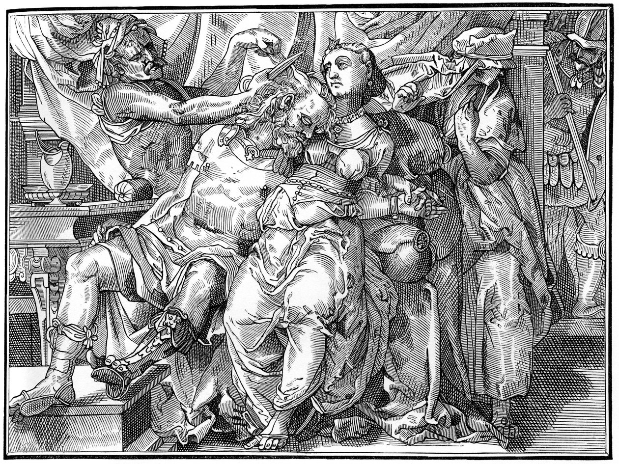Samson ve Delilah, 1574 1849. by Bisson and Cottard