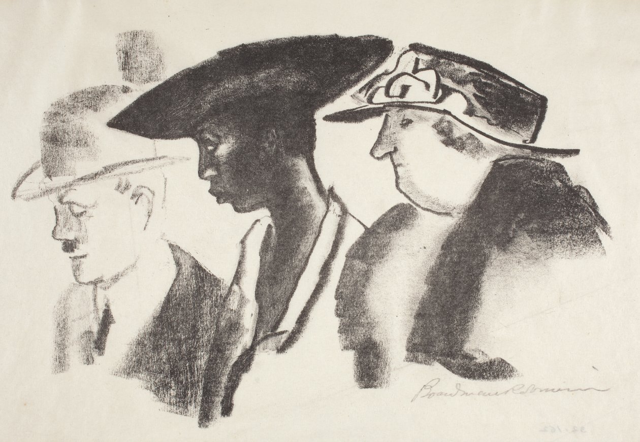 Sokak Arabası (litografi) by Boardman Robinson