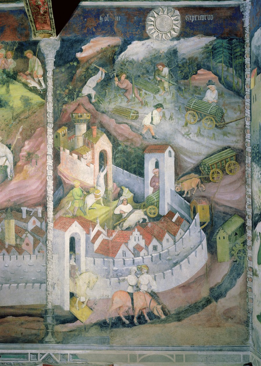 Aralık Ayı, c.1400 by Bohemian School