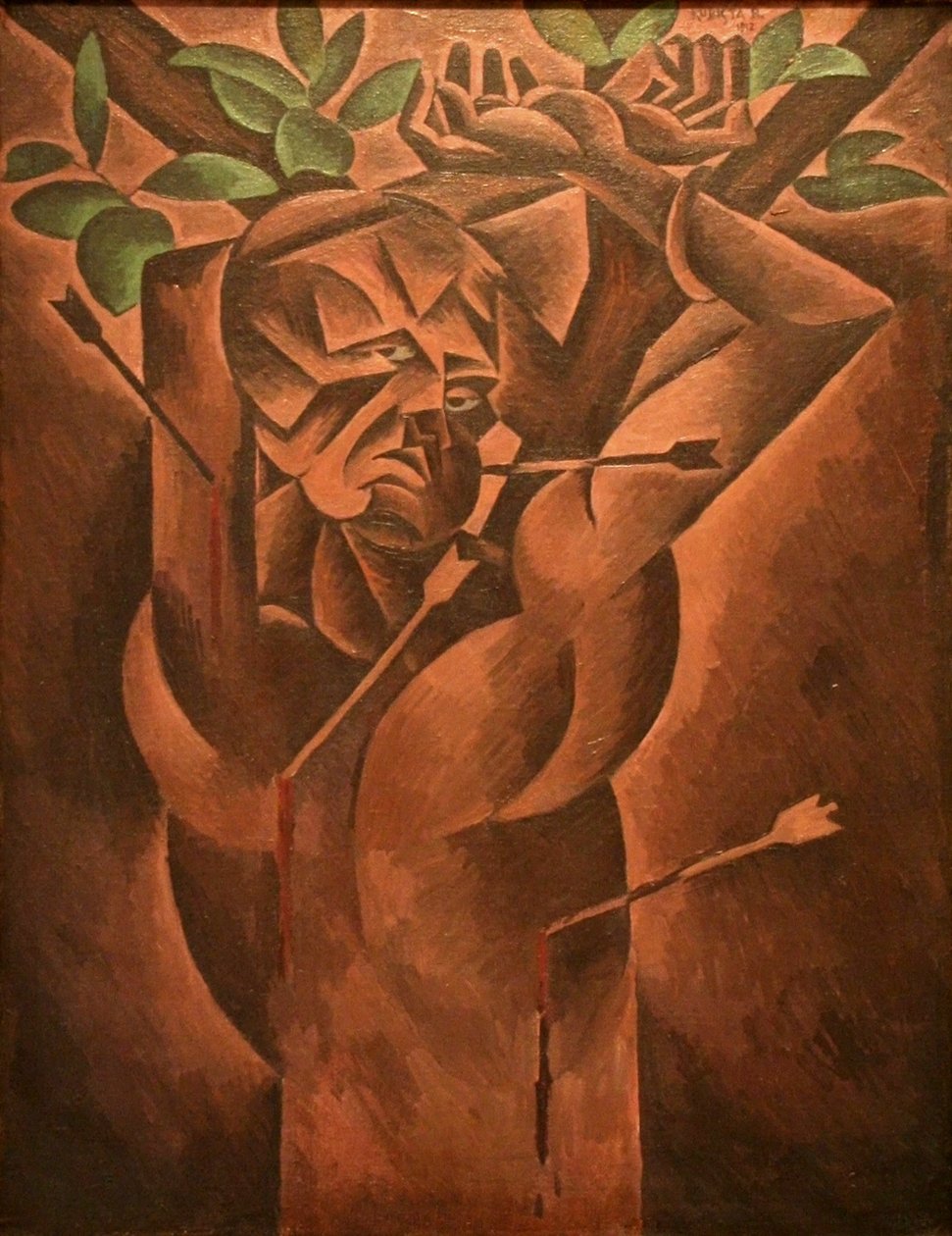 Aziz Sebastian by Bohumil Kubišta
