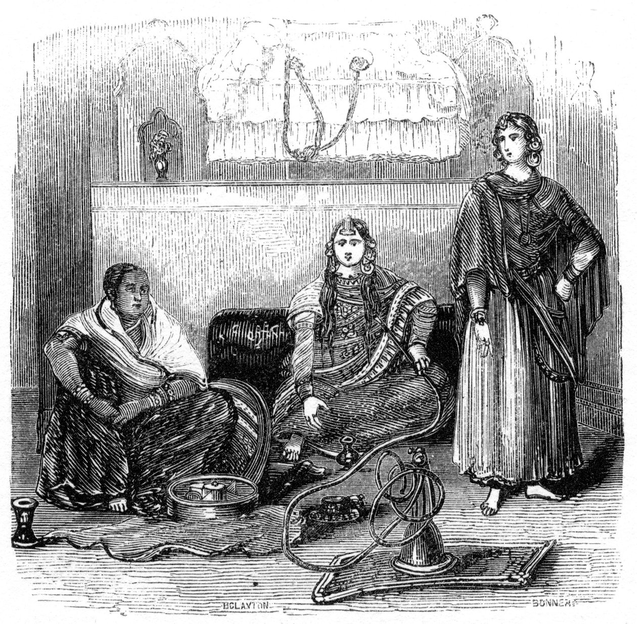 Zenana, 1847 by Bonner