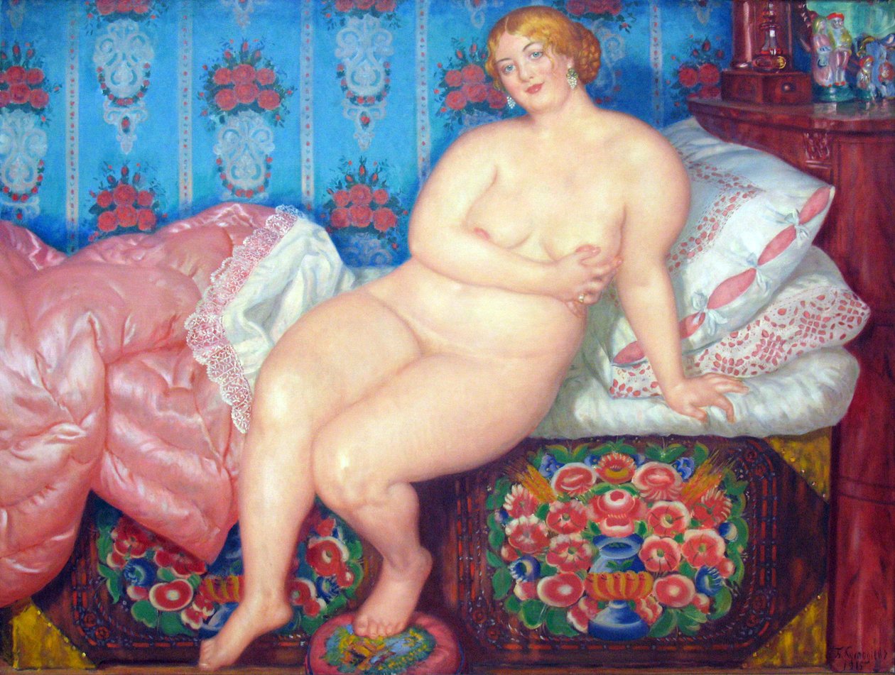 BeautynDeutsch: Die Schone, 1915n: , 1915. . n: , 1915. . n by Boris Mikhailovich Kustodiev
