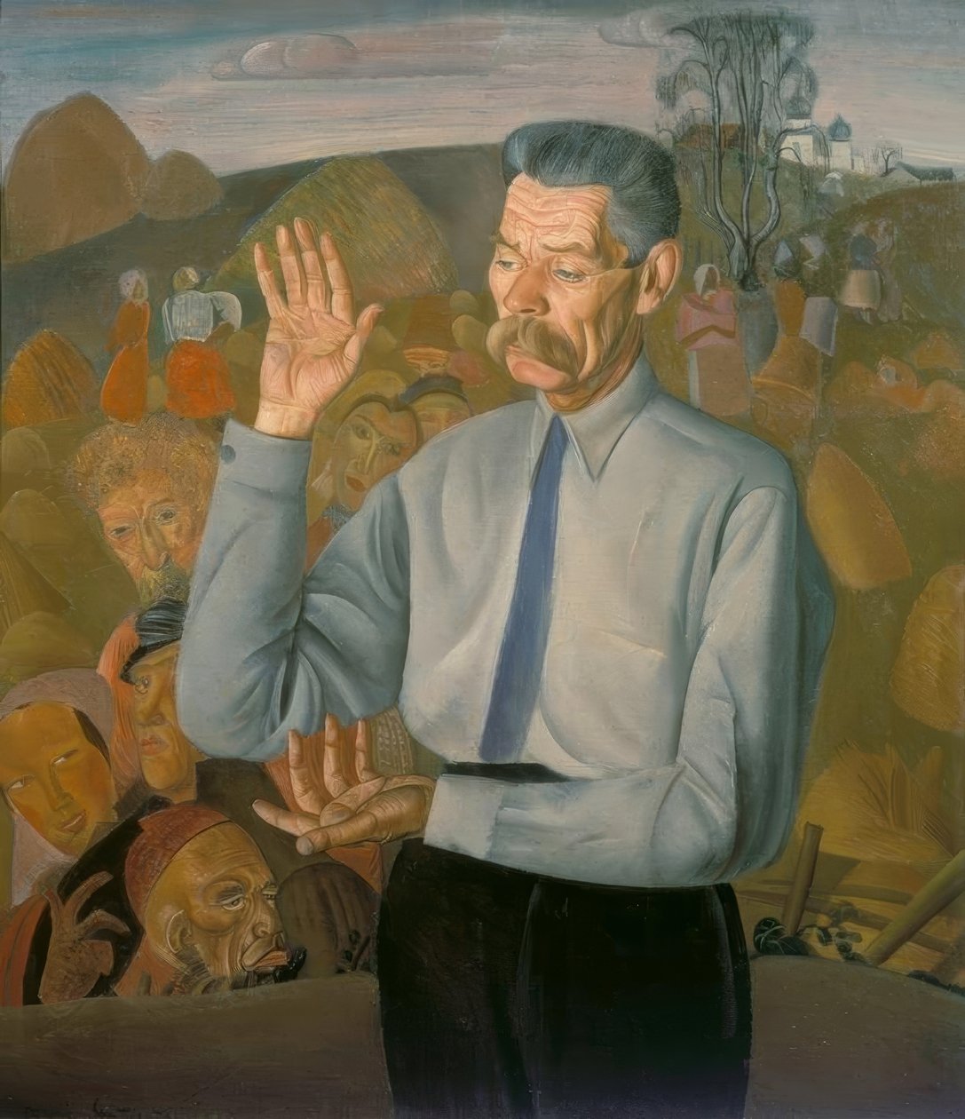 Maxim Gorky by Boris D. Grigorjew