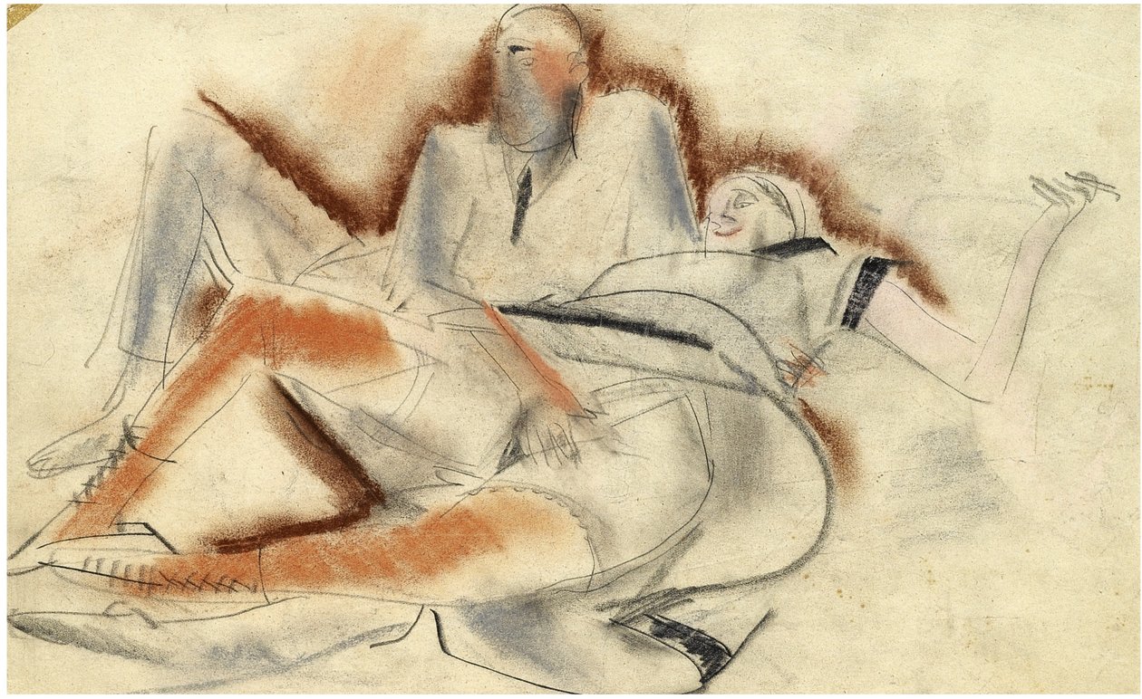 erotik çizim by Boris Dmitrievich Grigoriev