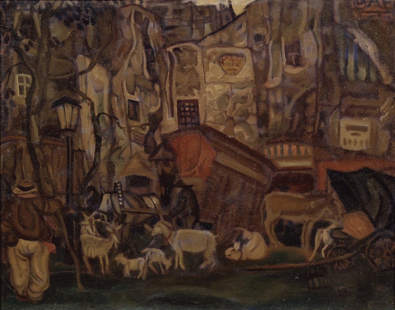 Eski Paris, 1913 by Boris Dmitrievich Grigoriev