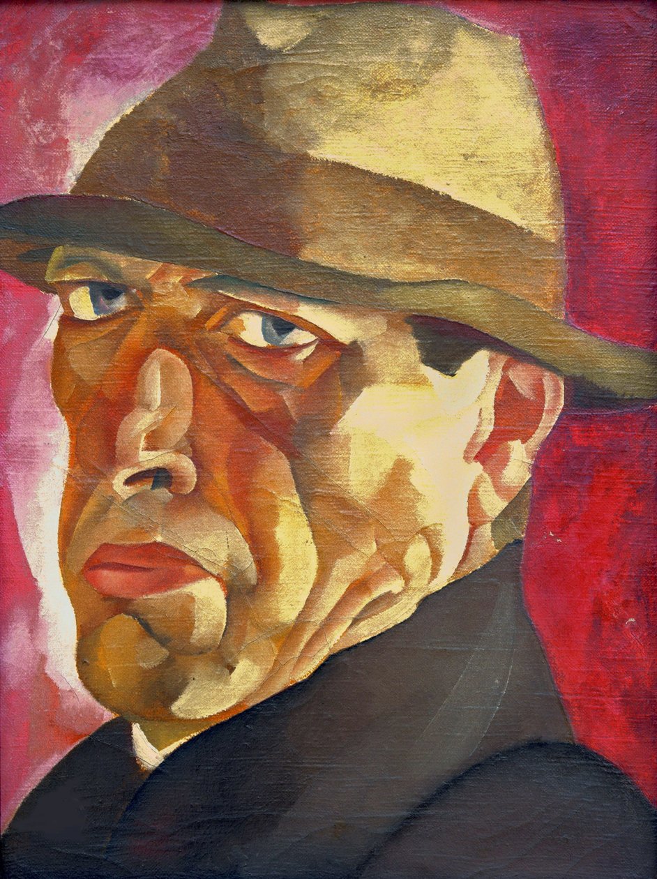 Otoportre, c. 1920. by Boris Dmitryevich Grigoriev
