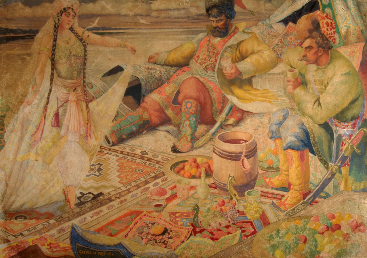 Stepan Razin by Boris Mikhailovich Kustodiev