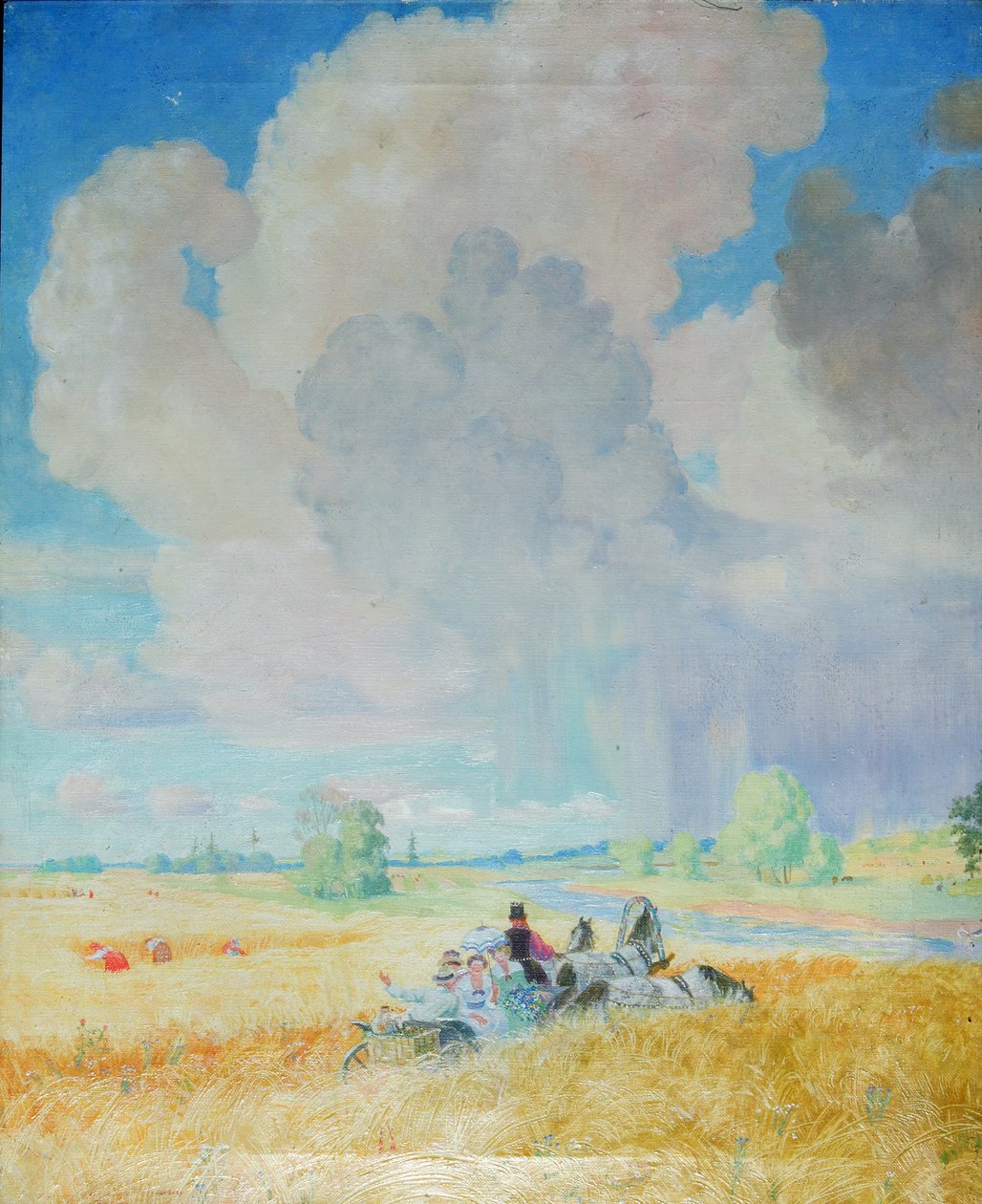 Yaz, 1922 by Boris Mikhailovich Kustodiev