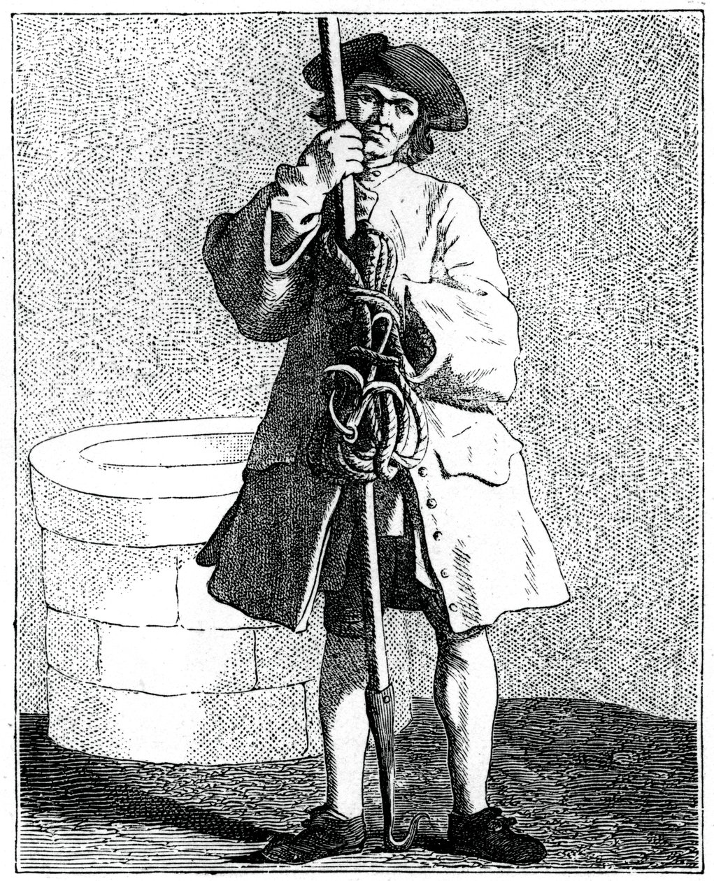 Bir Kuyu Temizleyici, 1737-1742. by Bouchardon