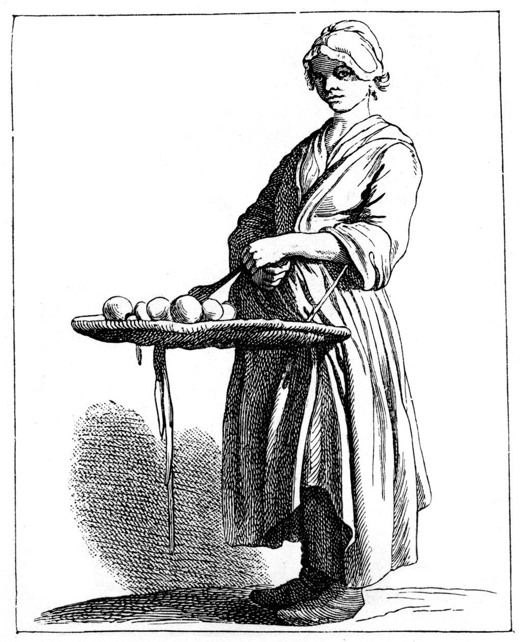 Meyve Satıcısı, 1737-1742. by Bouchardon