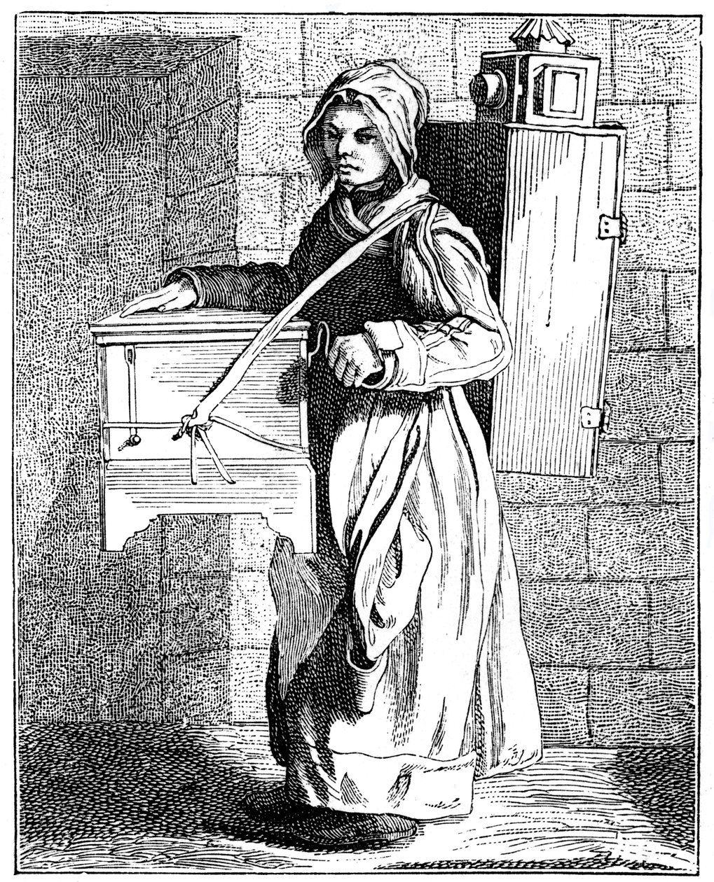 Organ Oyuncu, 1737-1742. by Bouchardon
