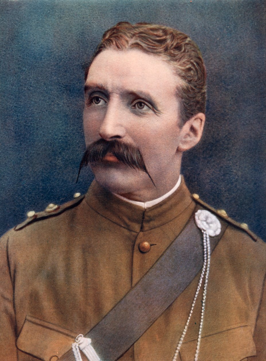 Yarbay DM Lumsden, İngiliz askeri, 1902. by Bourne and Shepherd