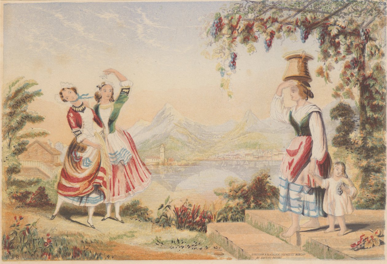 İtalyan Köylüleri - Tryoliean Valsi. by Bradshaw and Blacklock