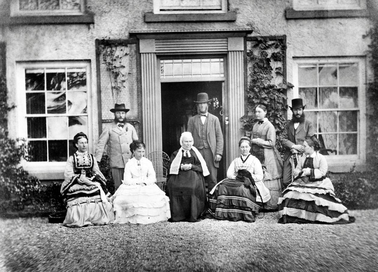 Viktorya dönemi aile portresi by British Photographer