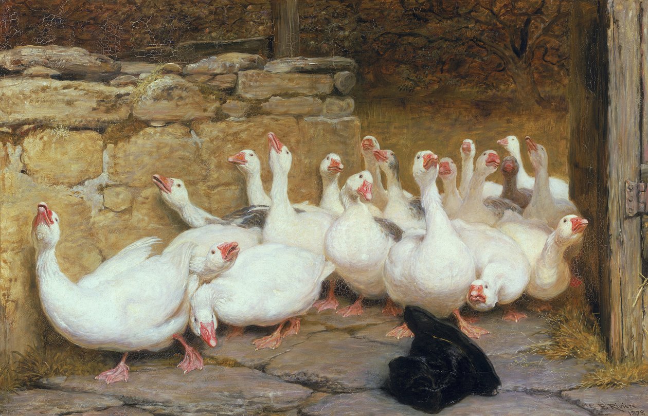 Endişeli Bir An, 1878 by Briton Riviere