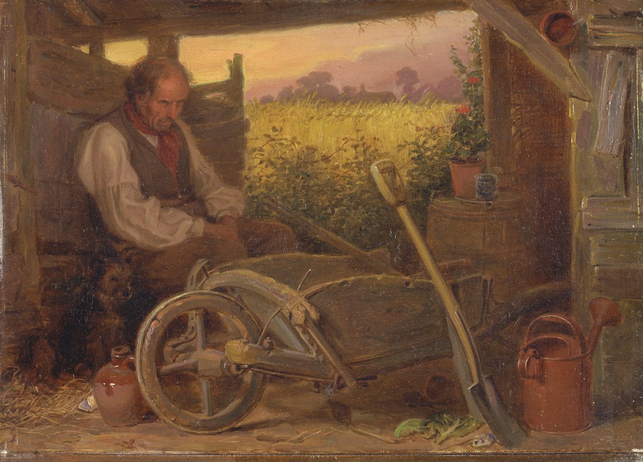 Eski Bahçıvan by Briton Riviere