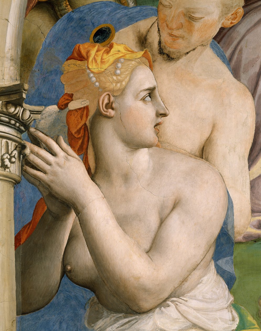 Bronz yılanın hayranlığı by Agnolo Bronzino