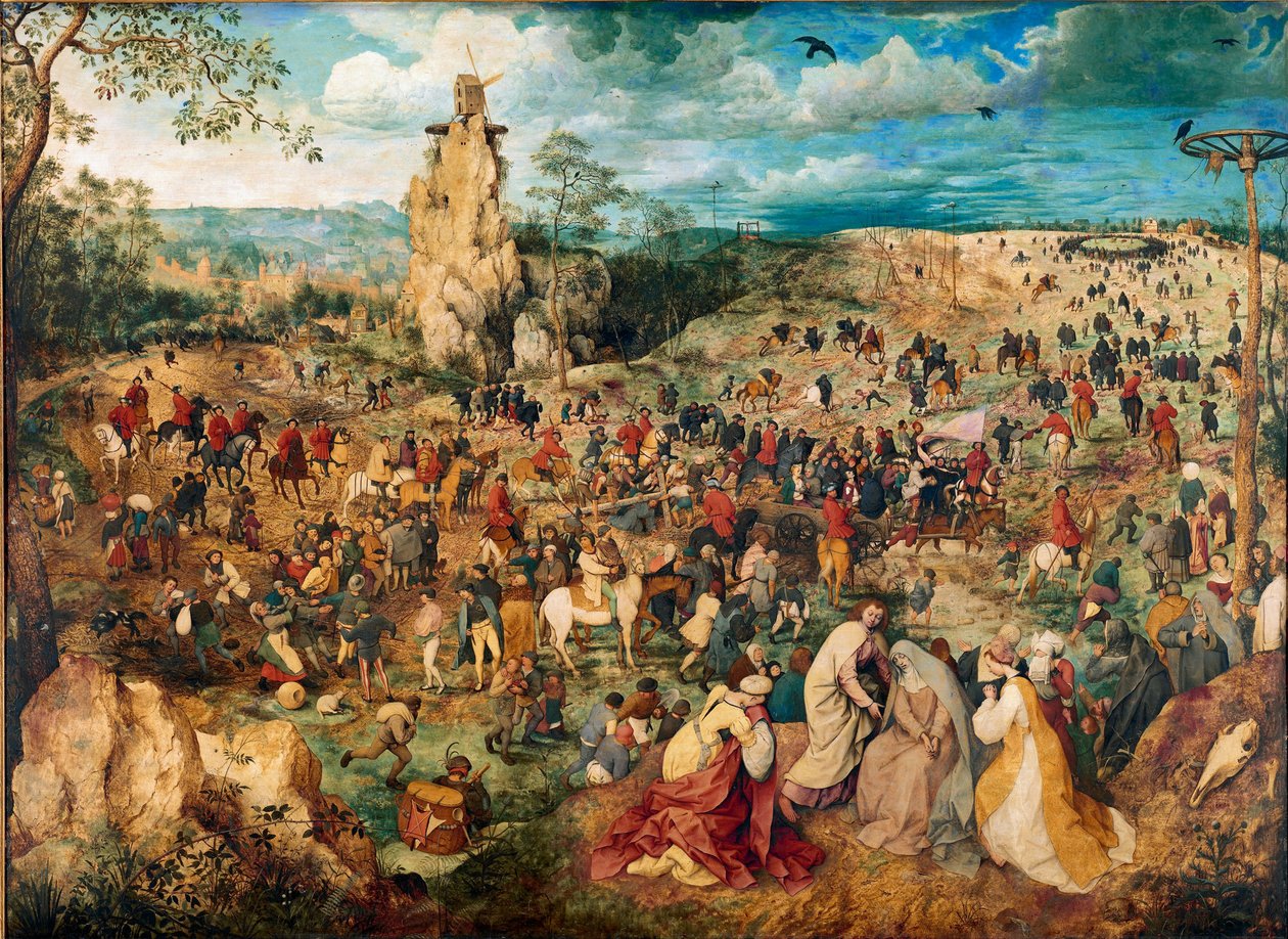 Haç Taşıyan İsa, 1564 by Bruegel