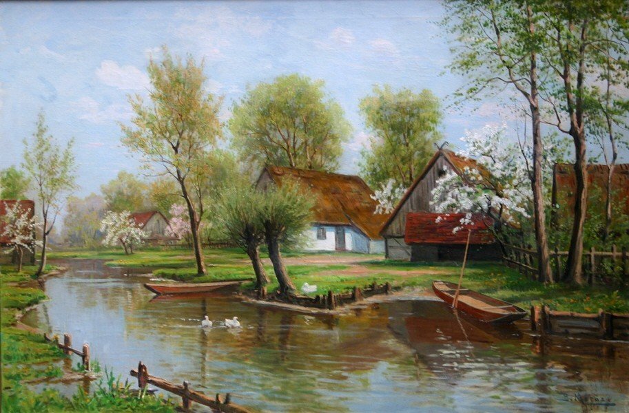 İlkbaharda Spreewald