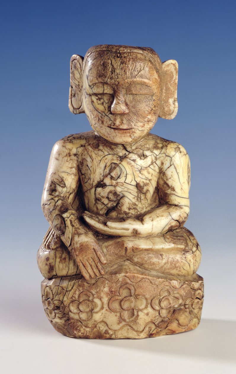 Oturan Buda by Burmese School