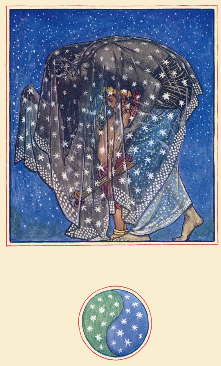 'Rüya: Zahir-U-Din', Kama Bahçesi'nden. by Byam Shaw