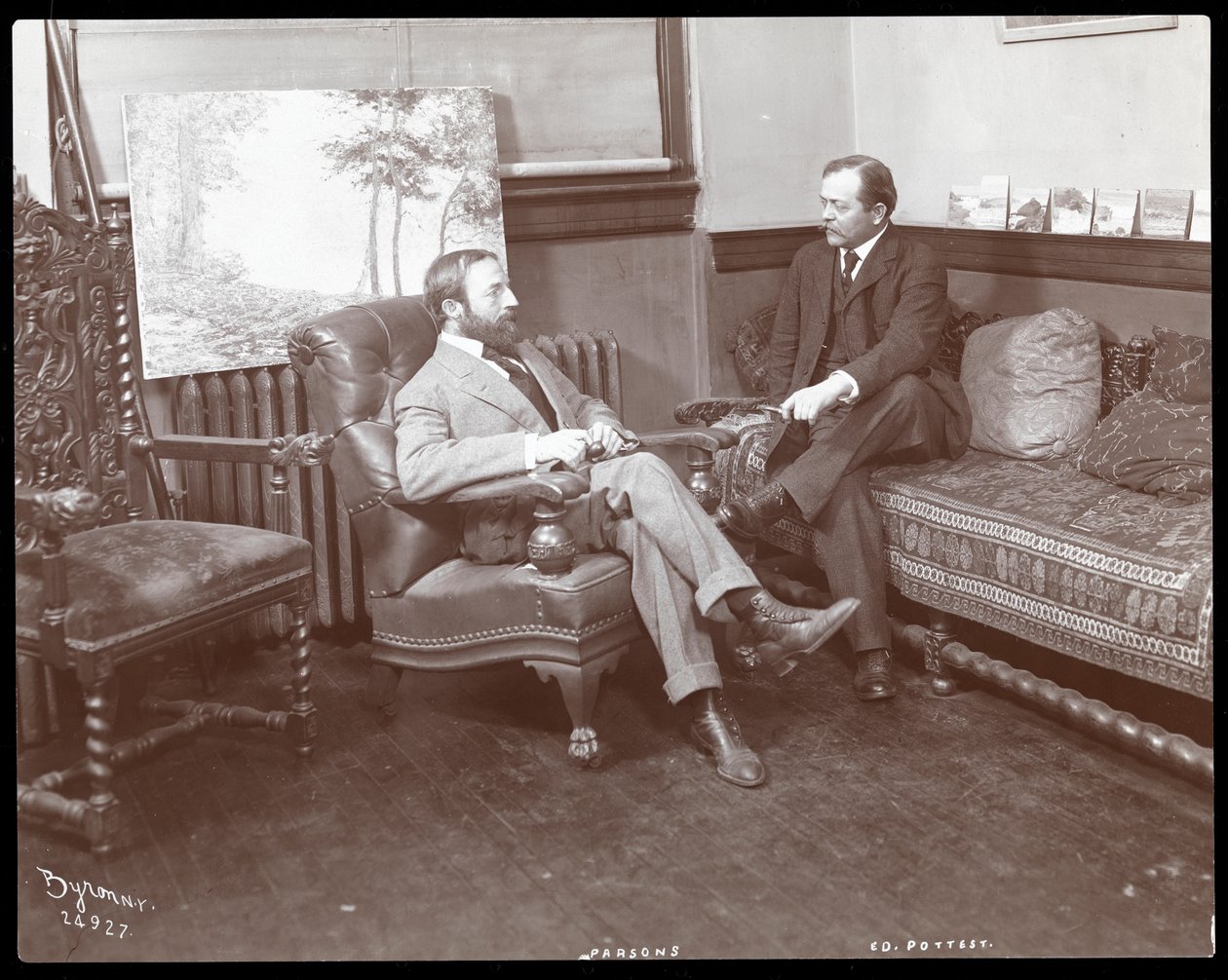 ಕಲಾವಿದರು ಪಾರ್ಸನ್ಸ್ ಮತ್ತು ಎಡ್ ಪೊಟೆಸ್ಟ್, 1907 (ಸಿಲ್ವರ್ ಜೆಲಾಟಿನ್ ಪ್ರಿಂಟ್) ಟರ್ಕ್ by Byron Company