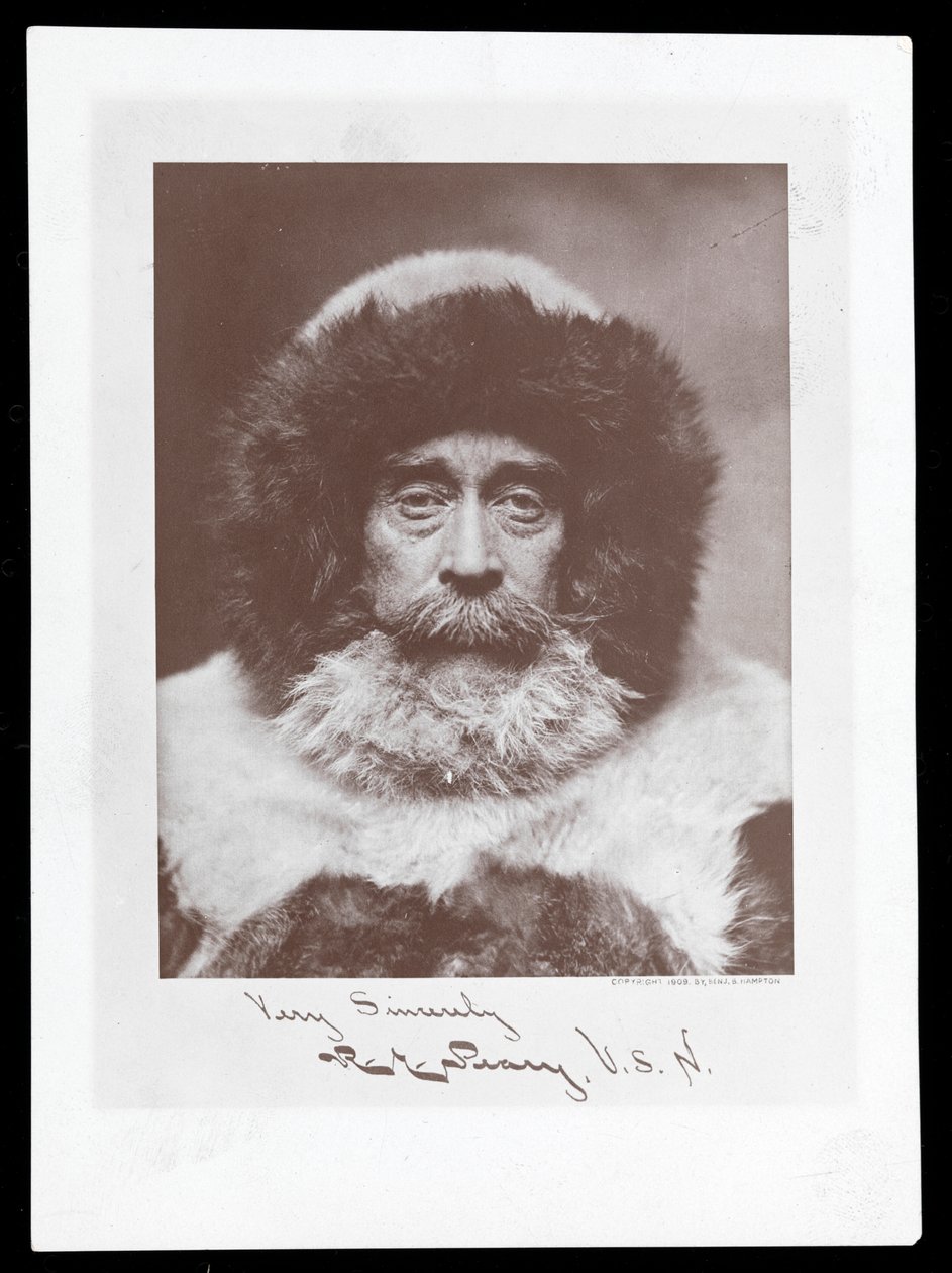 Robert Peary, 1909 (gümüş jelatin baskı) by Byron Company