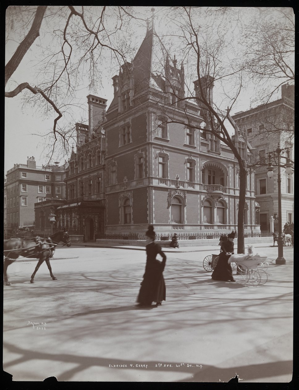 5th Avenue, New York, 1899 veya 1900 karşısında 61. Cadde