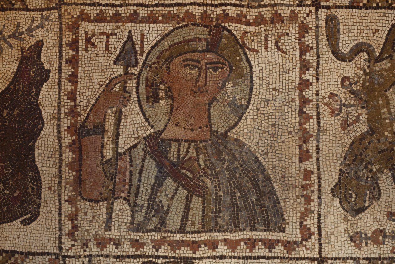 Bir Devlet Adamının Portresi (mozaik) by Byzantine School