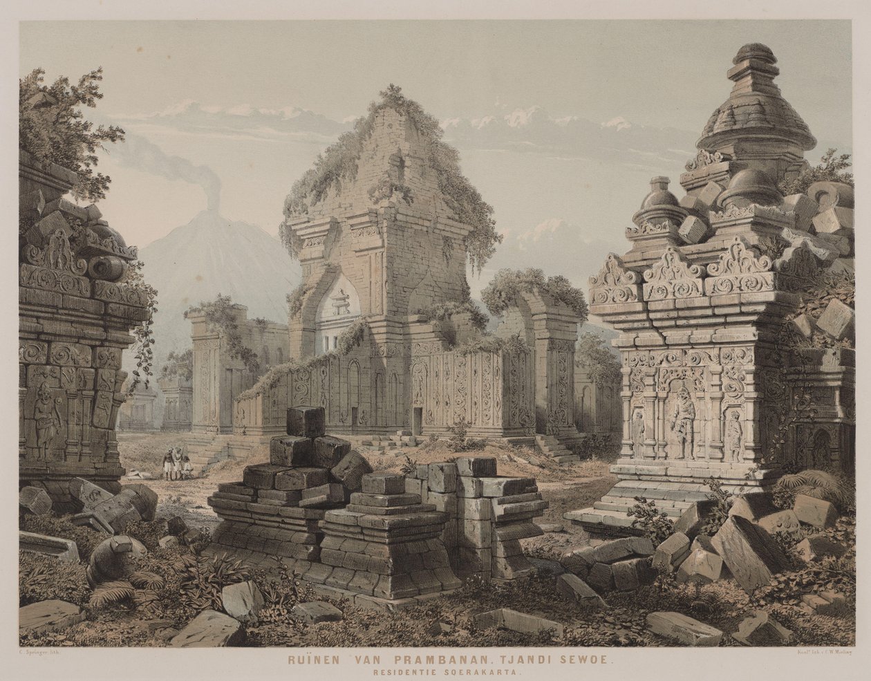 Prambanan Harabeleri by C. Springer