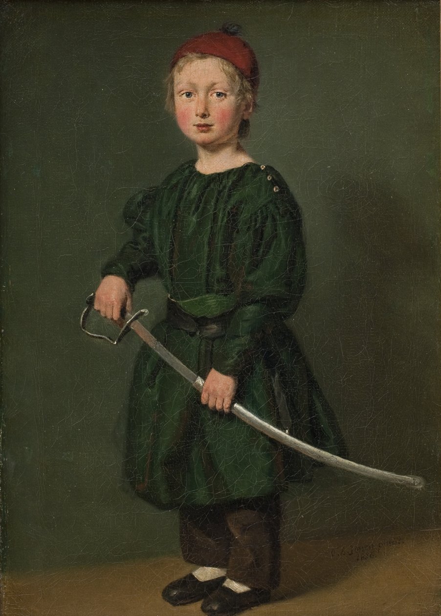 Sanatçının Oğullarından Biri by C.A. Jensen