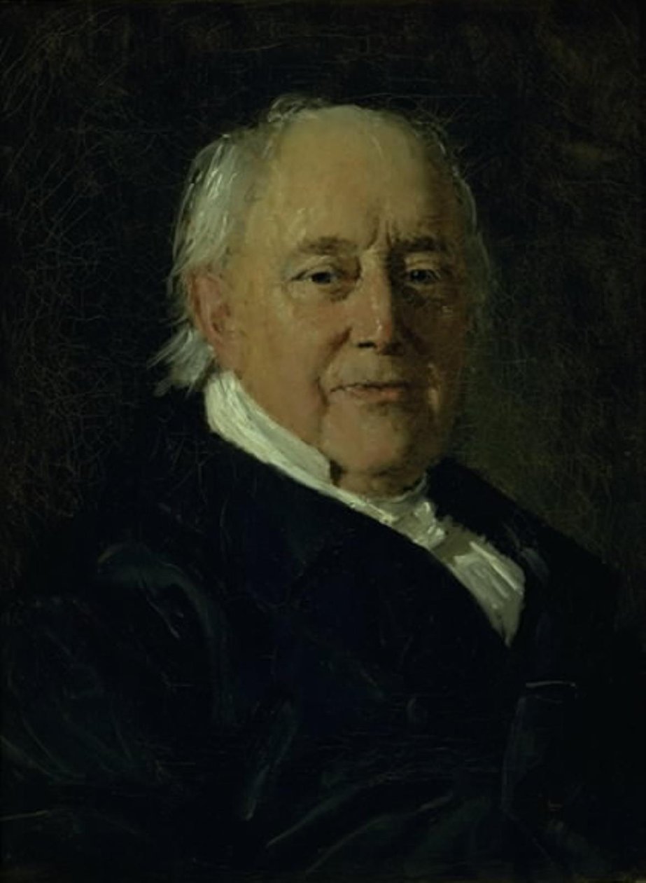 İlahiyat Profesörü Andreas Christian Krog by C.A. Jensen