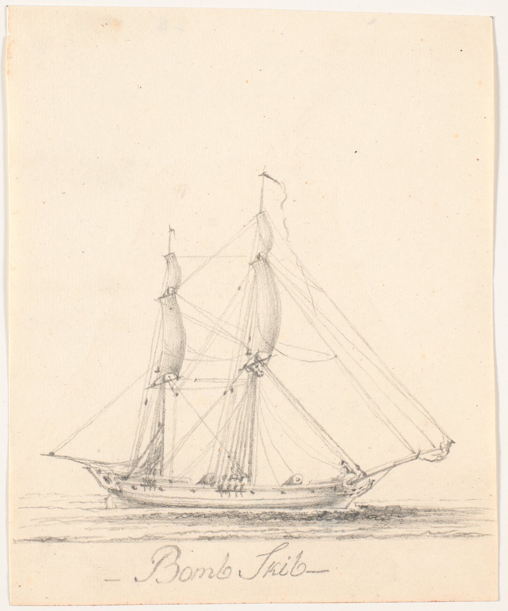 Ana yelkenli bomba gemisi by C.A. Lorentzen