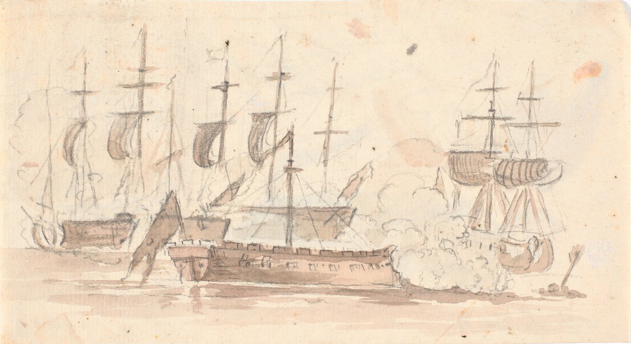 Deniz savaşı by C.A. Lorentzen
