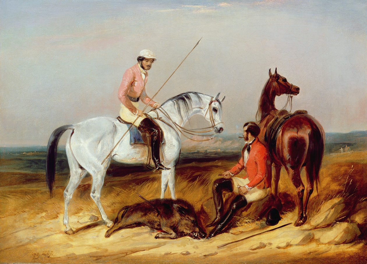 Domuz Yapıştırma, 1847 by C.B. Spalding