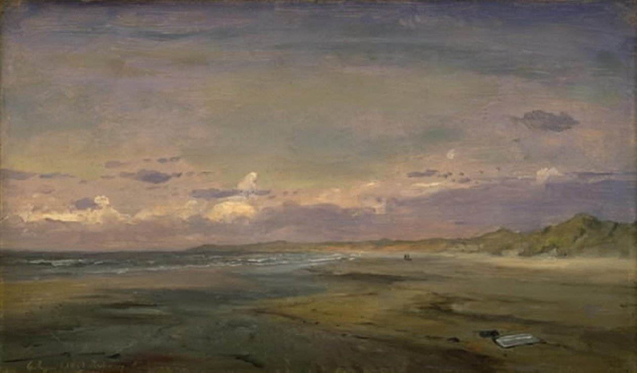 Alçak Plaj ve Kum Tepeleri. Cattwijk by C.F. Sørensen