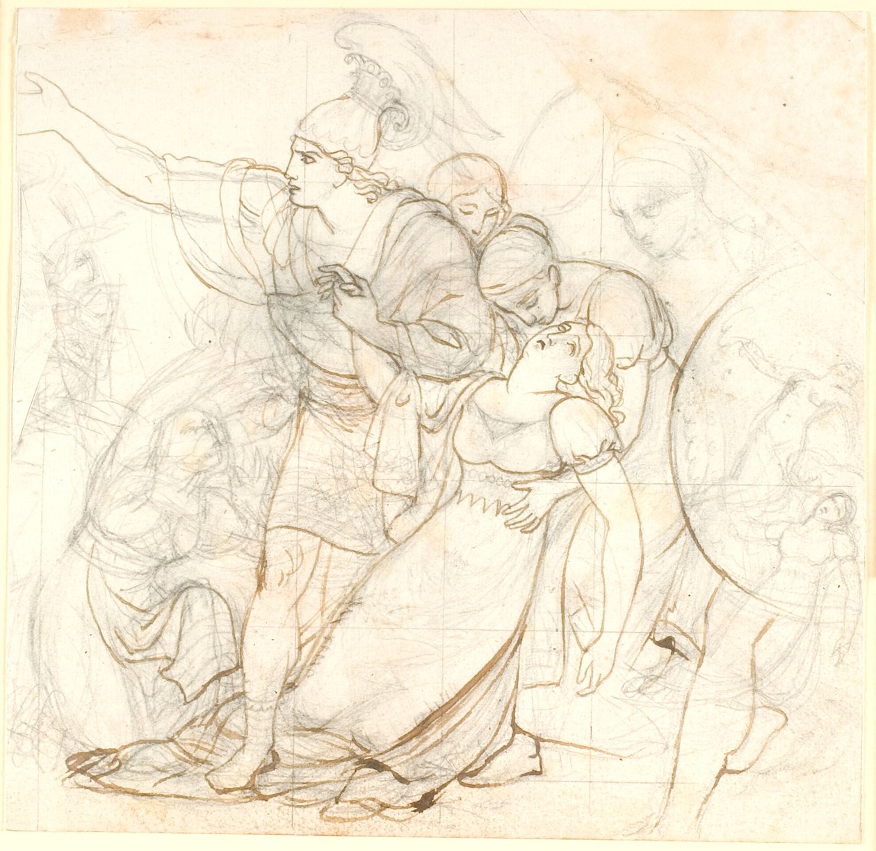 Ölmek üzere olan Agandecca ile Fingal by C.G. Kratzenstein Stub