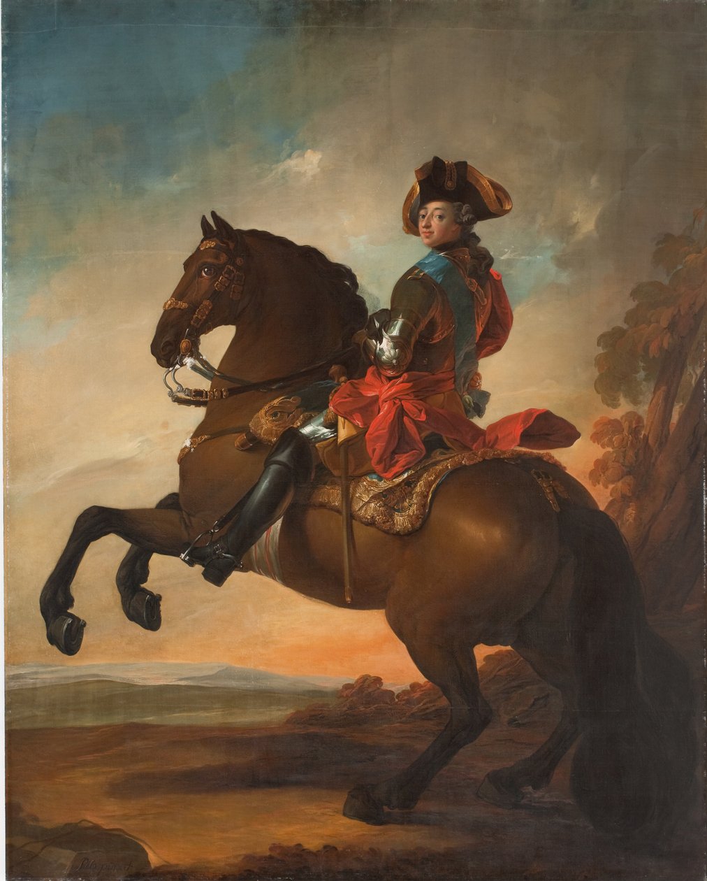 Atlı Frederik V by C.G. Pilo
