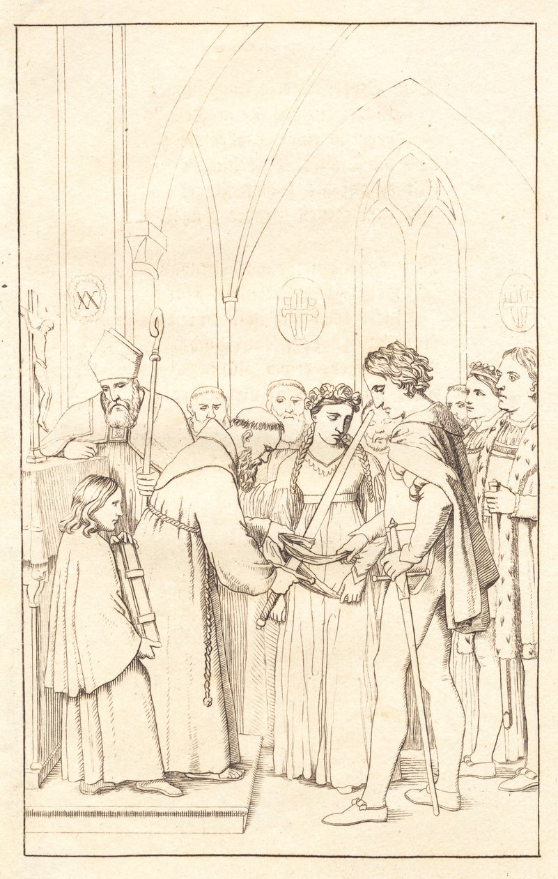 Axel ve Valborg. 3. Perde by Christoffer Wilhelm Eckersberg
