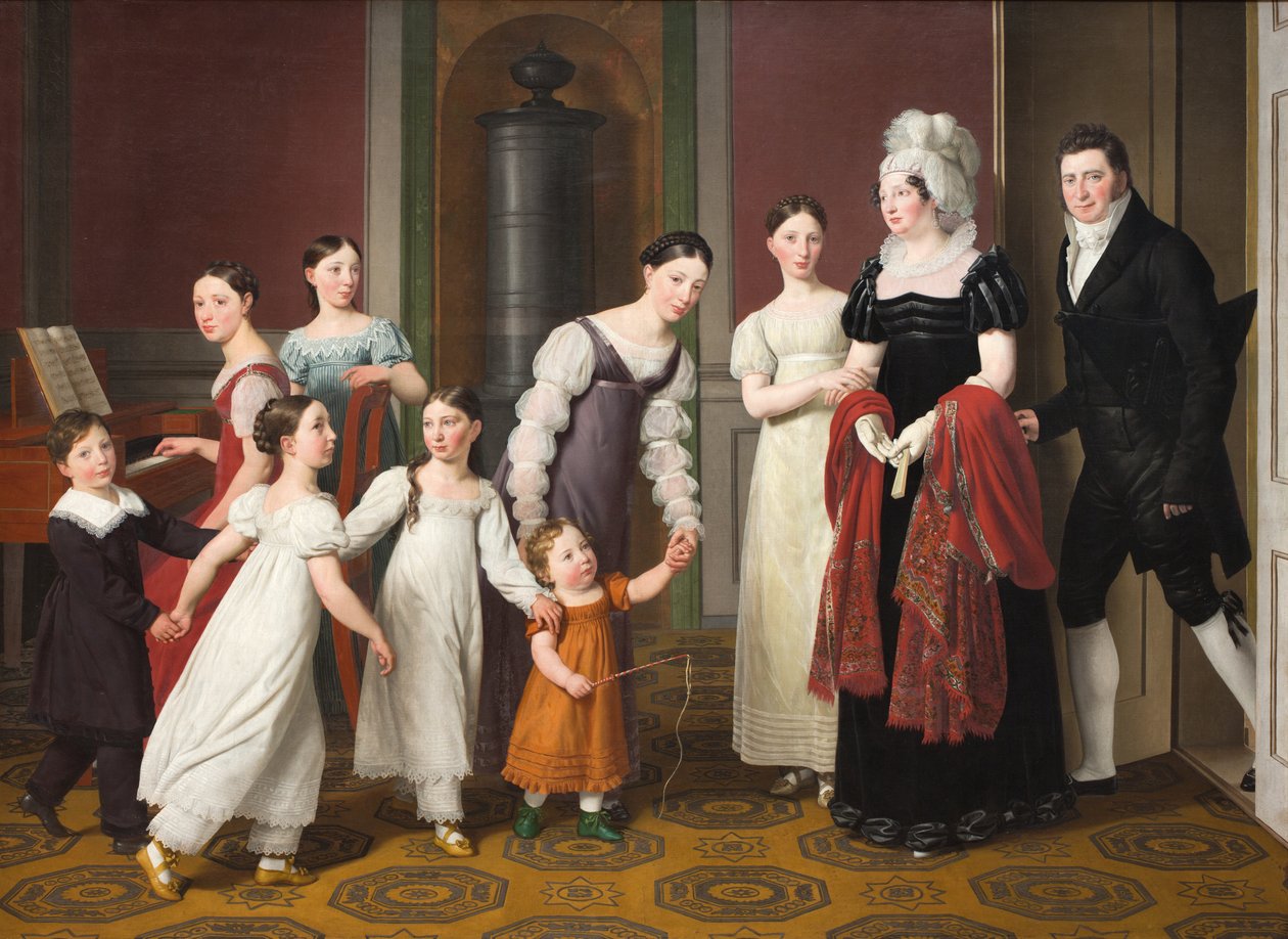 Nathanson Ailesi by Christoffer Wilhelm Eckersberg