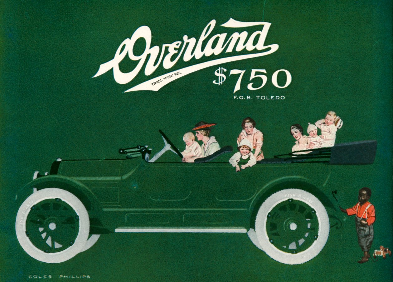 Willys-Overland Dergi İlanı by C. Coles Phillips